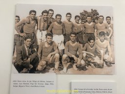 Exposición 100 Años de Futbol en Mula